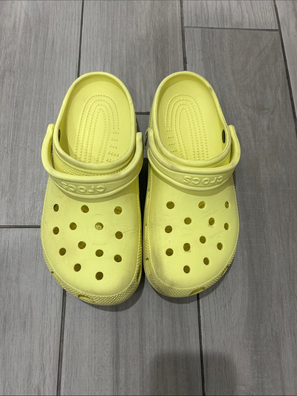 CROCS Kids Classic Clog in Yellow